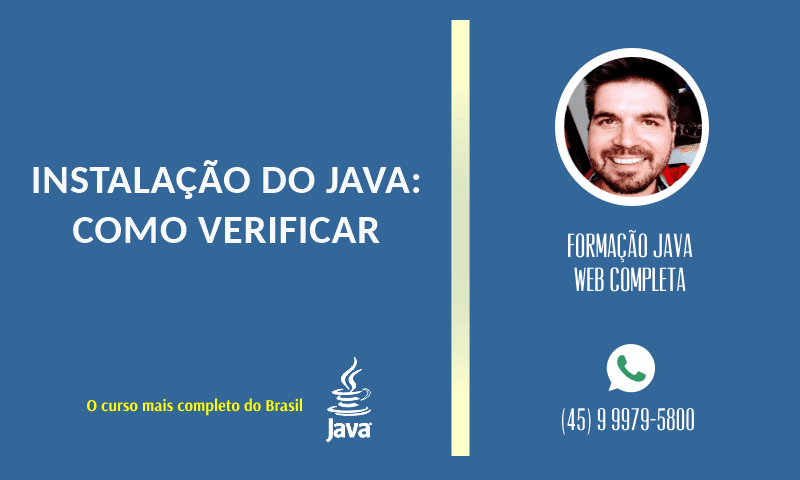 INSTALAÇÃO DO JAVA: COMO VERIFICAR